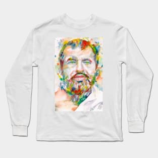 RAMAKRISHNA  watercolor portrait .3 Long Sleeve T-Shirt